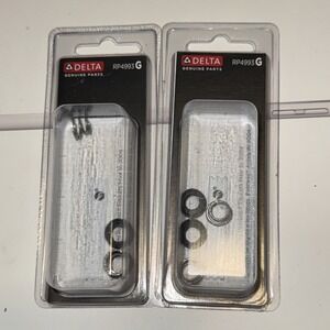 Lot Of 2 Genuine OEM Delta RP4993G Sink Faucet Seats‎ Springs Parts New Sealed
